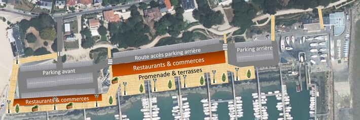 Un lieu convivial & animé pour le port de la Noëveillard